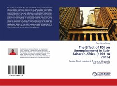 The Effect of FDI on Unemployment in Sub-Saharan Africa (1991 to 2016)