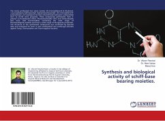 Synthesis and biological activity of schiff-base bearing moieties.