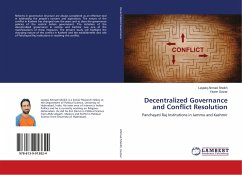 Decentralized Governance and Conflict Resolution