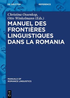 Manuel des frontières linguistiques dans la Romania (eBook, PDF)