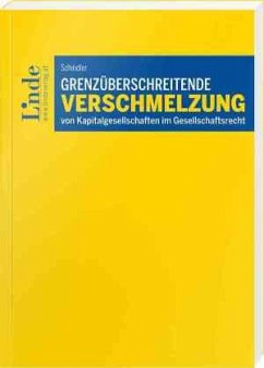 Cover Grenzüberschreitende Verschmelzung von Kapitalgesellschaften