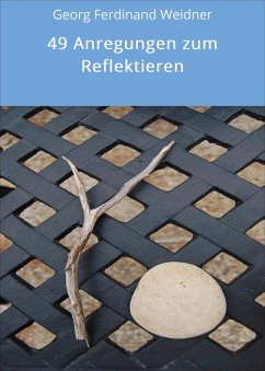 49 Anregungen zum Reflektieren (eBook, ePUB) - Weidner, Georg Ferdinand