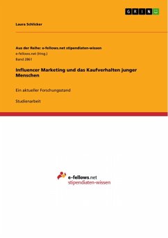 Influencer Marketing und das Kaufverhalten junger Menschen (eBook, PDF)