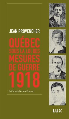 Cover Quebec sous la loi des mesures de guerre (eBook, ePUB)