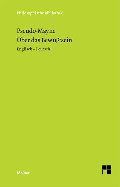 Über das Bewusstsein (1728) (eBook, PDF) - Pseudo-Mayne