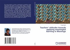 Teachers¿ attitudes towards applying meaningful learning in Masvingo