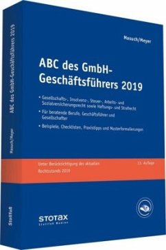 ABC des GmbH-Geschäftsführers 2019 - Masuch, Andreas;Meyer, Gerhard