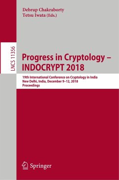 Progress in Cryptology ¿ INDOCRYPT 2018