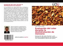 Evaluación del color durante la deshidratación de manzana