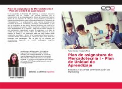 Plan de asignatura de Mercadotecnia I - Plan de Unidad de Aprendizaje