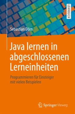 Cover Java lernen in abgeschlossenen Lerneinheiten