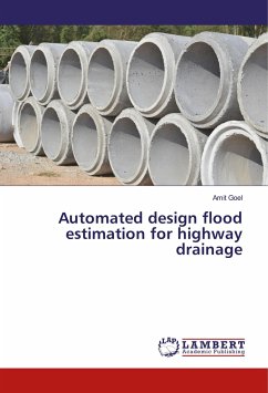 Automated design flood estimation for highway drainage