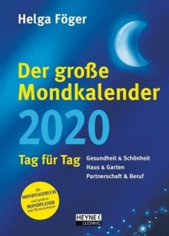 Der große Mondkalender 2020 - Föger, Helga