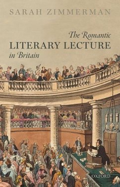 Romantic Literary Lecture in Britain - Zimmerman, Sarah (Professor of English, Fordham University)