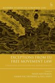 Exceptions from EU Free Movement Law