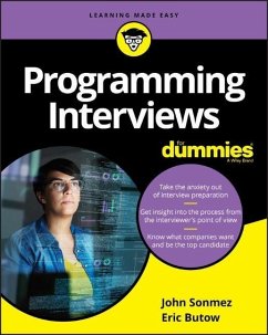 Programming Interviews for Dummies - Sonmez, John; Butow, Eric