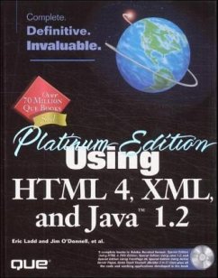 Cover Using HTML 4, XML, and Java 1.2, w. CD-ROM