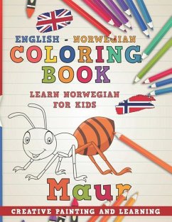 Coloring Book: English - Norwegian I Learn Norwegian for Kids I Creative Painting and Learning. - Nerdmediaen