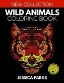 Wild Animals Coloring Book: Stress Relieving Wild Animal Designs for Anger Release, Adult Relaxation and Meditation