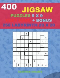 400 JIGSAW puzzles 9 x 9 VERY HARD + BONUS 250 LABYRINTH 20 x 20 - Holmes, Basford