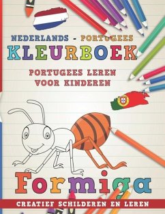 Kleurboek Nederlands - Portugees I Portugees Leren Voor Kinderen I Creatief Schilderen En Leren - Nerdmedianl