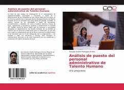 Análisis de puesto del personal administrativo de Talento Humano - Rodriguez Arrieta, Gonzalo Andres