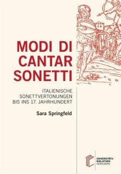 Cover Modi di cantar sonetti