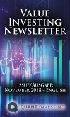 2018 11 Value Investing Newsletter by Quant Investing / Dein Aktien Newsletter / Your Stock Investing Newsletter (eBook, ePUB)