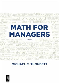 Math for Managers (eBook, PDF) - Thomsett, Michael C.