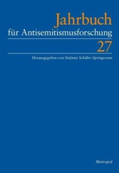 Cover Jahrbuch für Antisemitismusforschung 27 (2018)