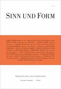 Sinn und Form 6/2018 - Dorfman, Ariel