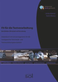 Fit für die Textverarbeitung - Berufsfelder: Wirtschaft und Verwaltung (mit Tastaturschulung) - Blesius, Karin;Brämer, Ulrike