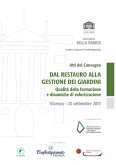 Dal restauro alla gestione dei giardini (eBook, ePUB)