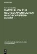 Materialien zur neutestamentlichen... - Bild 1