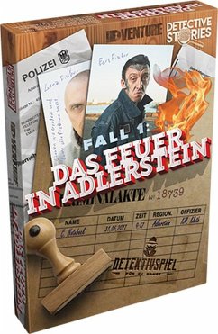 Cover Pegasus IDE01003 - Detective Stories, Fall 1, Das Feuer in Adlerstein, Detektivspiel