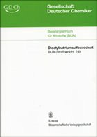 Cover 249 BUA-Stoffbericht: Dioctylnatriumsulfosuccinat