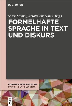 Formelhafte Sprache in Text und Diskurs (eBook, ePUB)