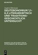 Deuteronomium 1,1-6,3 literarkritisch... - Bild 1