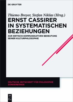 Ernst Cassirer in systematischen Beziehungen (eBook, PDF)