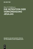 Die Intention der Verkündigung Jesajas (eBook, PDF)