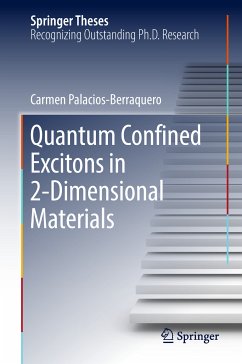 Quantum Confined Excitons in 2-Dimensional Materials (eBook, PDF) - Palacios-Berraquero, Carmen