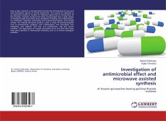 Investigation of antimicrobial effect and microwave assisted synthesis