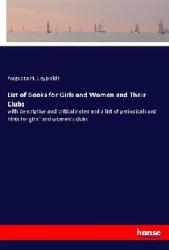 List of Books for Girls and Women and Their Clubs