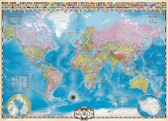 Eurographics 6000-0557 - Weltkarte mit Flaggen , Puzzle, 1.000 Teile