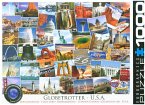 Eurographics 6000-0750 - Globetrotter USA , Puzzle, 1.000 Teile