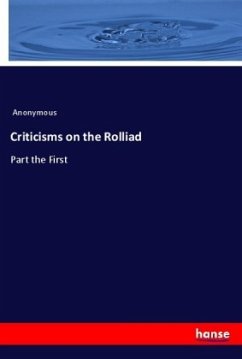 Criticisms on the Rolliad - Anonym