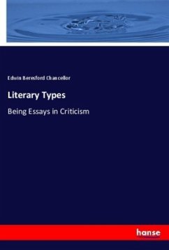 Literary Types - Chancellor, Edwin Beresford