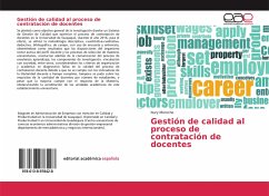 Gestión de calidad al proceso de contratación de docentes - Morocho, Nury