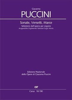 Sonate, Versetti, Marce. Ausgewählte Orgelwerke, Partitur - Puccini, Giacomo