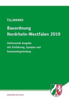 Bauordnung Nordrhein-Westfalen 2019 - Tillmanns, Reiner